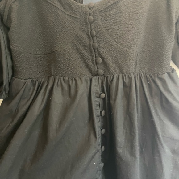 MAEVE PUFF-SLEEVED SWEETHEART MINI DRESS Size L - Picture 5 of 7